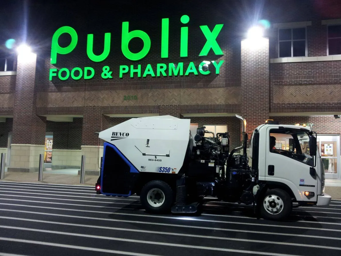 Bevco Parking Services, Inc., power sweeping
